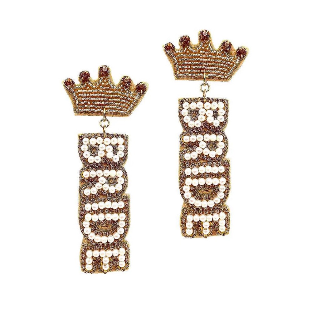 Gold Bride Earring